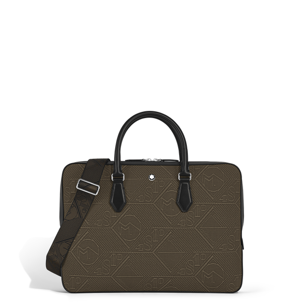 Thin Briefcase in 4810 Jaquard - 1