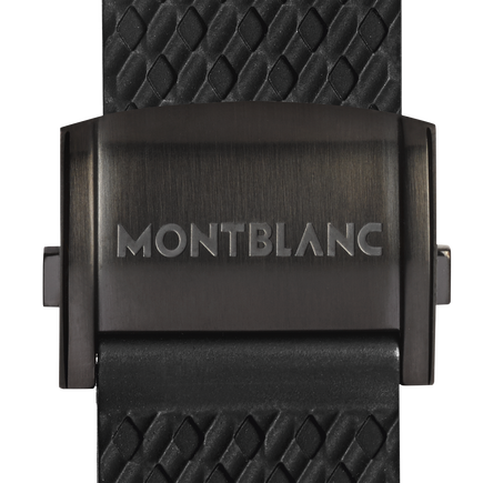 Black Rubber Sport Strap