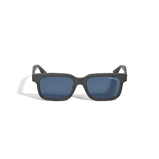Squared Sunglasses with Black Coloured Acetate Frame - 1
