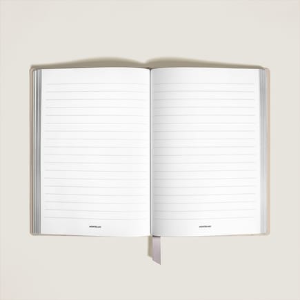 Medium Notebook in Sartorial Leather, Lined Pages