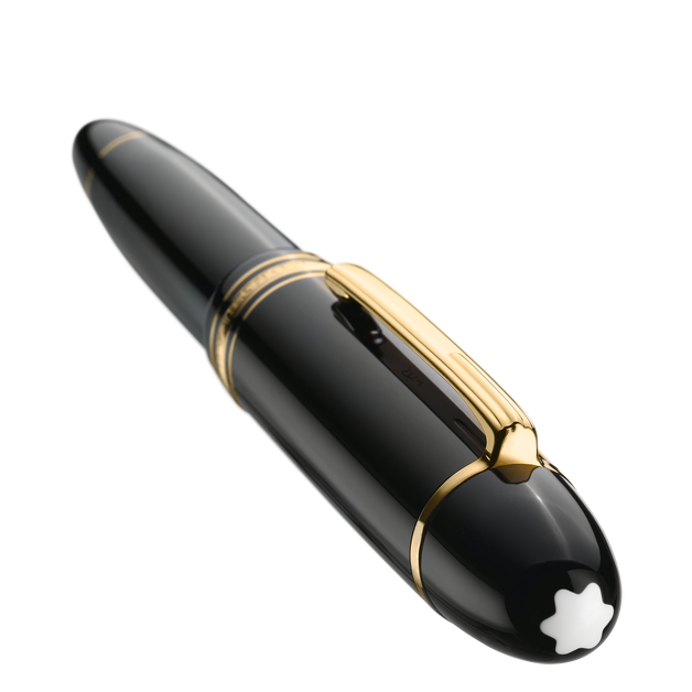 Meisterst&uuml;ck Gold-Coated 149 Calligraphy Fountain Pen Curved Nib - 5