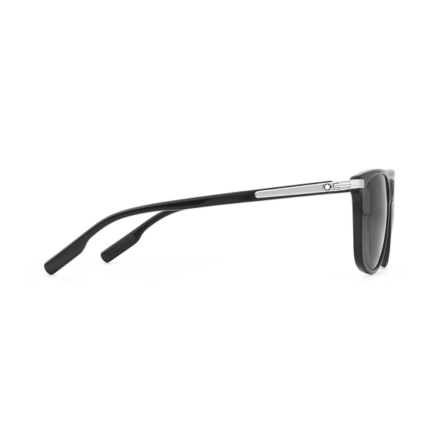 Rectangular Sunglasses with Black Acetate Frame - 2