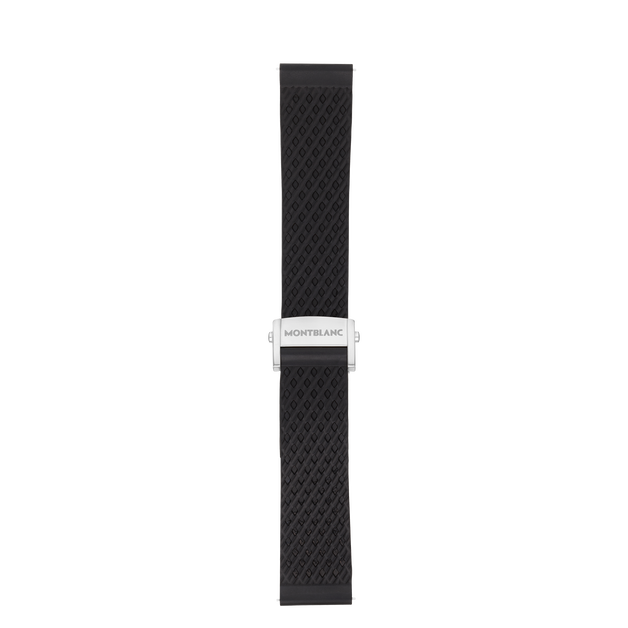 Summit 2 Black Rubber Sport Strap - 1