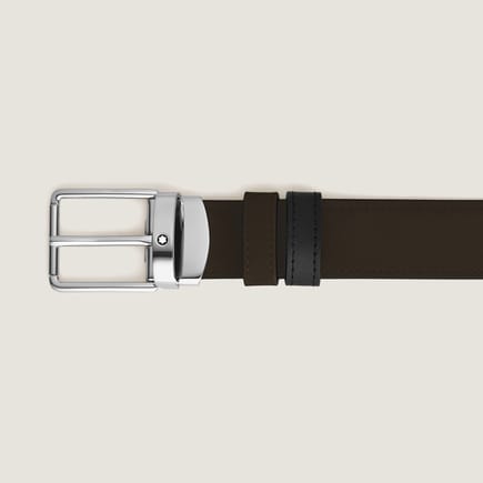 Everyday Buckle Brown/Black 30 mm Reversible Leather Belt