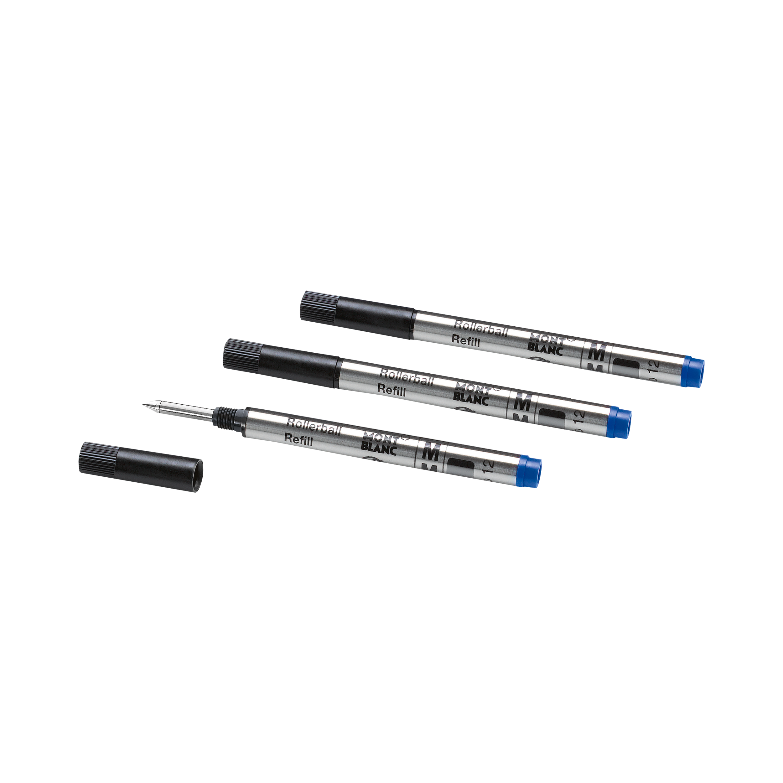 3x Rollerball Small Refills, Royal Blue