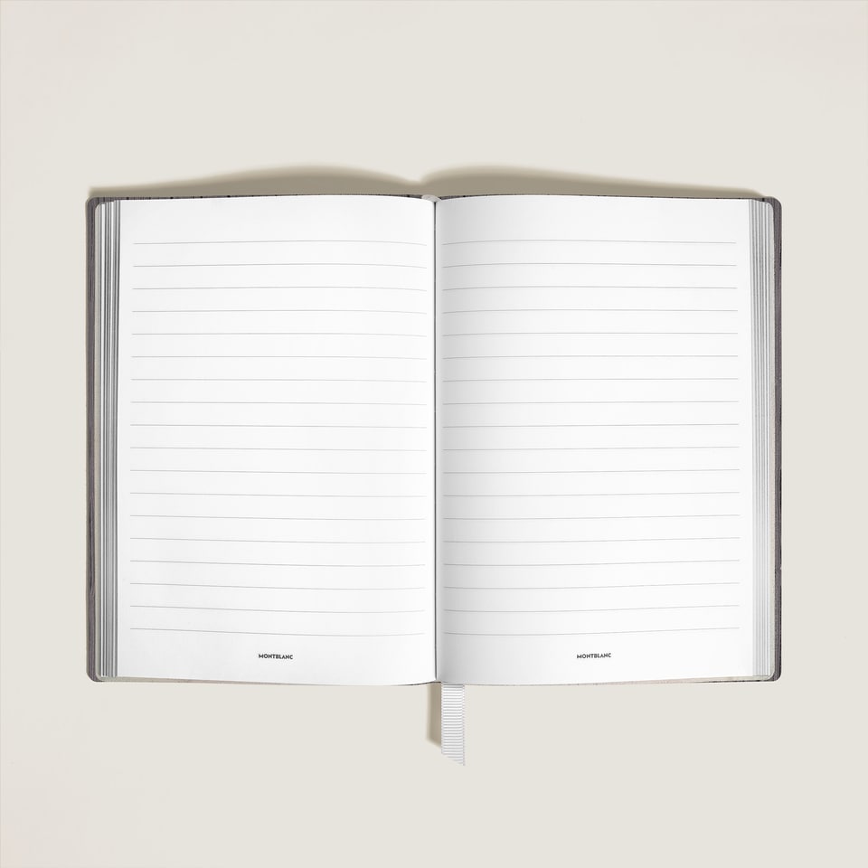 Medium Notebook in Corteccia Leather, Lined Pages - 2