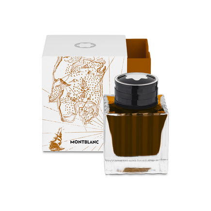 Ink Bottle, Writers Edition Homage to Robert Louis Stevenson, Brown - 50ml