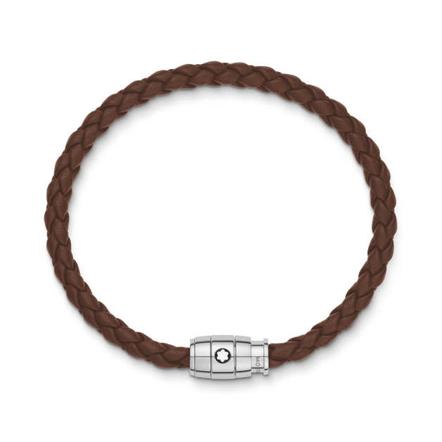 Bracelet Large, Soft Leather, Fauve Brown - 2