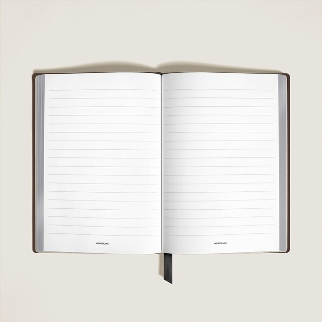 Cuaderno Mediano de Piel Grain, P&aacute;ginas con L&iacute;neas - 2