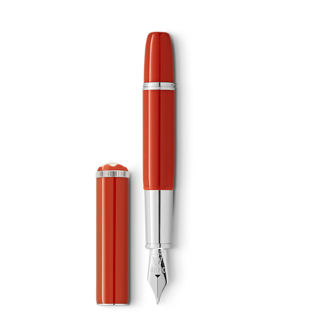 Stylo plume Montblanc Heritage Rouge et Noir « Baby » Special Edition corail (F) - 1