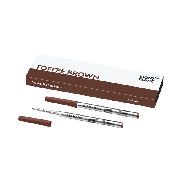 2 Ballpoint Refills, Toffee Brown - Medium - 1