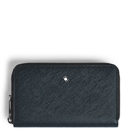 Sartorial Cartera mediana con cremallera para 12 tarjetas