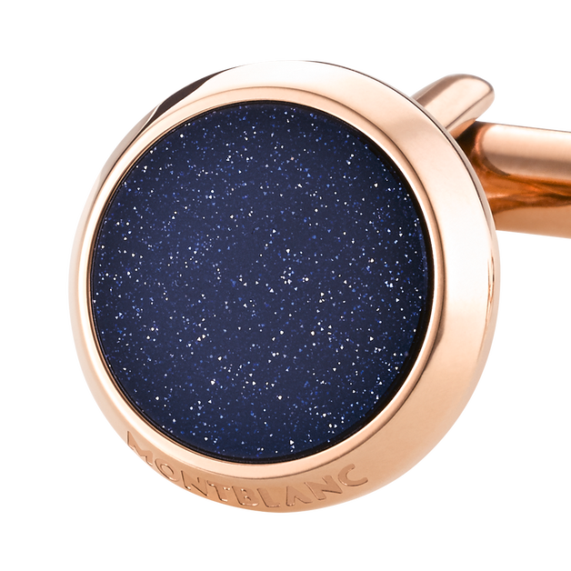 Meisterst&uuml;ck Cufflinks with Blue Goldstone Inlay - 4