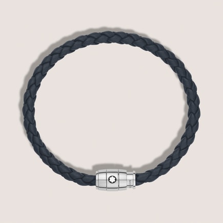 Bracelet Small, Soft Leather, Avio Blue
