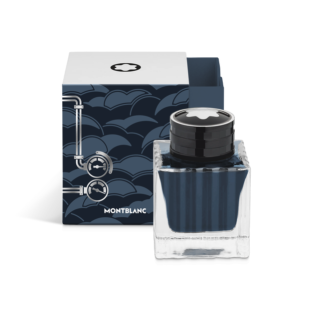 Ink Bottle, Meisterstück Around the World in 80 Days, Coal Blue - 50ml - 4