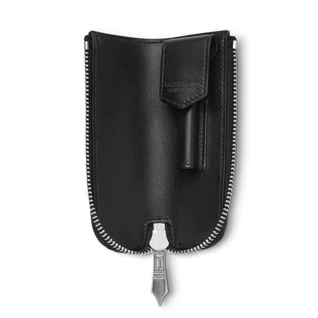 1-Pen Pouch Heritage Rouge Et Noir Baby in Meisterstück Leather - 4