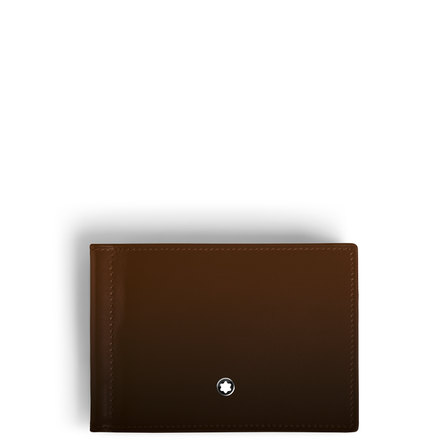 Wallet 6cc with Money Clip in Meisterstück Sfumato Leather - 1