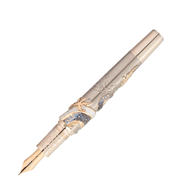 A Journey Among Dragons The Hovering Dragon Limited Edition 8 Fountain Pen - 4