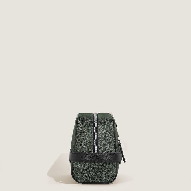 Trousse de Toilette en Cuir Sartorial - 4