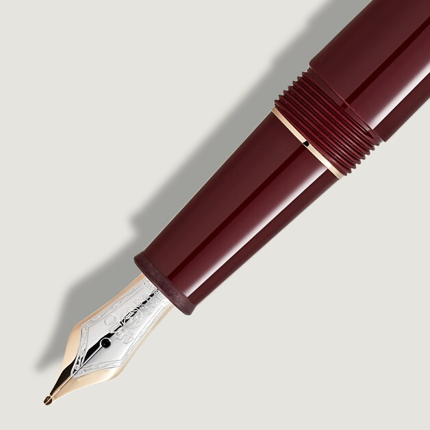 Meisterst&uuml;ck Burgundy Red Classique Fountain Pen - 3