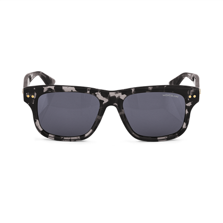Gafas de Sol Rectangulares con Montura de Acetato Negra