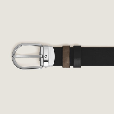 Horseshoe 30 mm Reversible Belt in Extreme Leather