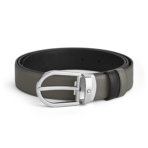 Horseshoe 30 mm Reversible Belt in Sartorial Leather - 1