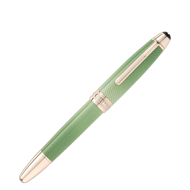 Pluma Estilogr&aacute;fica con Plum&iacute;n Curvo Meisterst&uuml;ck Calligraphy Solitaire Celadon D&eacute;grad&eacute;  - 4