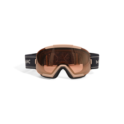 Rectangular Ski Mask with Beige Injected Frame