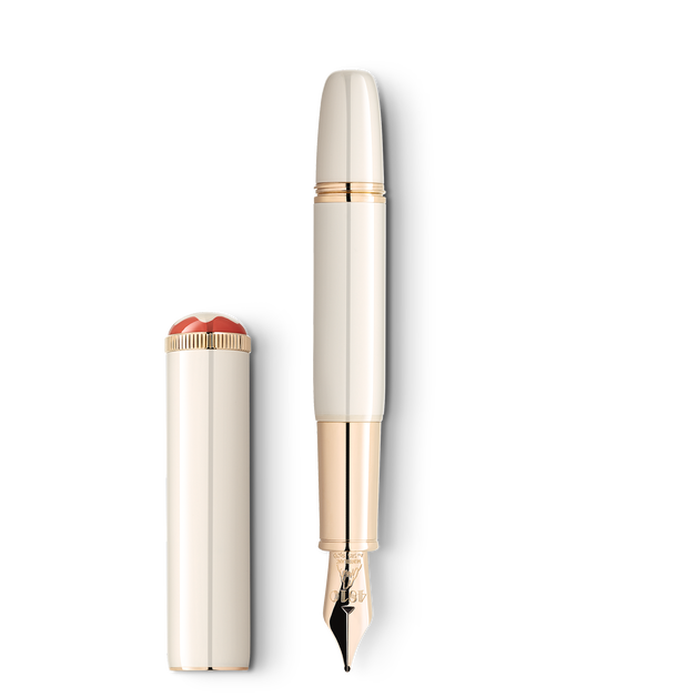 Montblanc Heritage Rouge et Noir "Baby" Edición Especial Pluma estilográfica (F) marfil - 1
