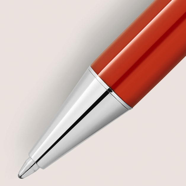 Stylo bille Montblanc Heritage Rouge et Noir « Baby » Special Edition corail - 2
