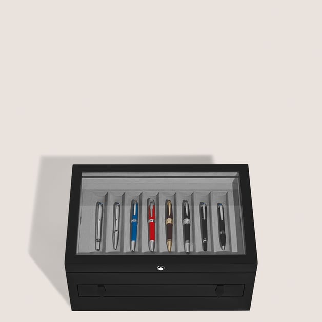 Large collector Box in wood and lacquer for 24 writing instruments - 2