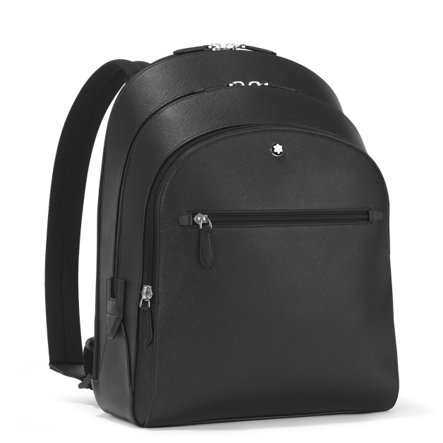 Medium Backpack with 3 Compartments in Sartorial Leather - 3