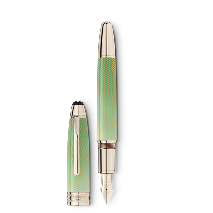 Meisterstück Calligraphy Solitaire Celadon Dégradé Fountain Pen Curved Nib
