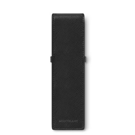Sae(簡易包装)】MONT BLANC ノートホルダー 黒 レザー Sae(簡易包装