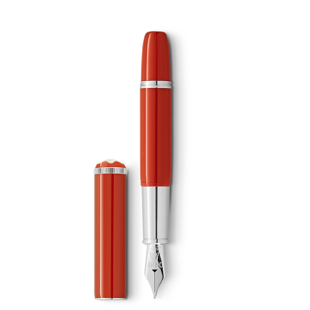 Montblanc Heritage Rouge et Noir "Baby" Special Edition Coral-Coloured Fountain Pen F - 1