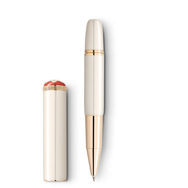 Montblanc Heritage Rouge et Noir "Baby" Special Edition Ivory -colored Rollerball - 1