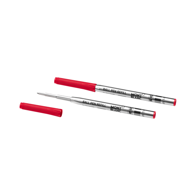 2 Ballpoint Refills, Modena Red - Medium - 2