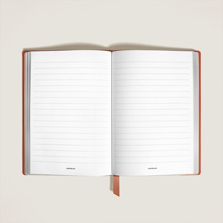 Medium Notebook in Sartorial Leather, Lined Pages