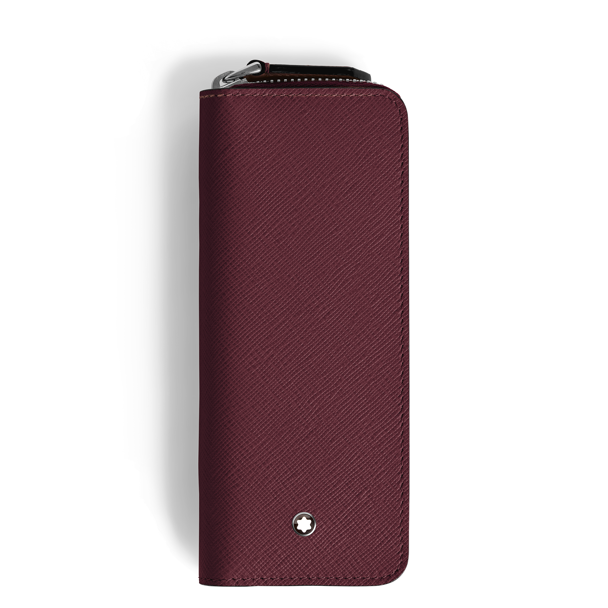 2-Pen Pouch with zip in Sartorial Leather