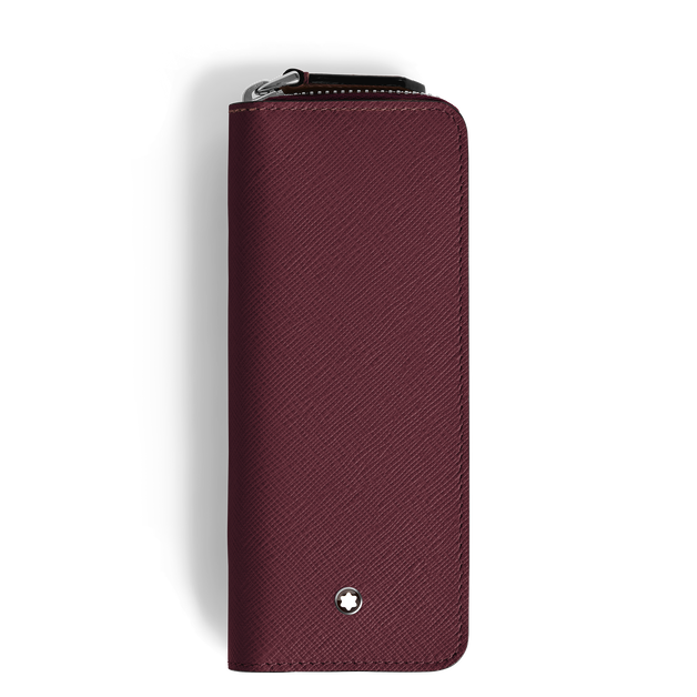 2-Pen Pouch with zip in Sartorial Leather - 1