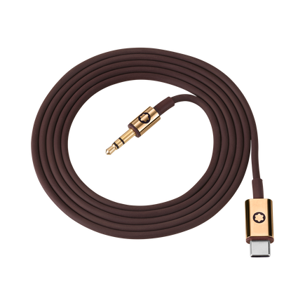 Jeu de câbles marron pour casque Montblanc MB 01