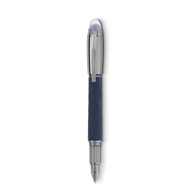Starwalker Space Blue Doué Fountain Pen - 2