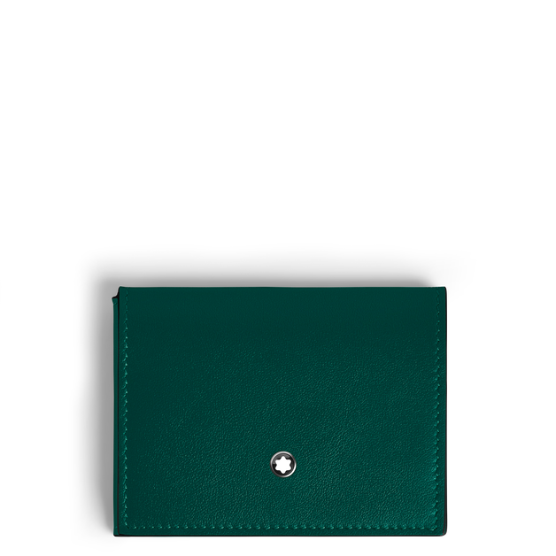 Porte-Cartes Trois Volets 4cc en Cuir Soft - 1