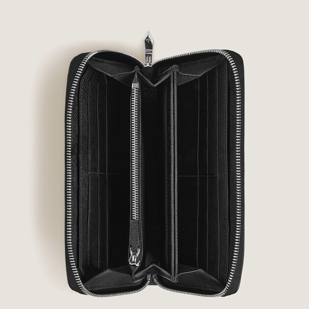 Continental Wallet 12cc with zip in Sartorial Leather - 4