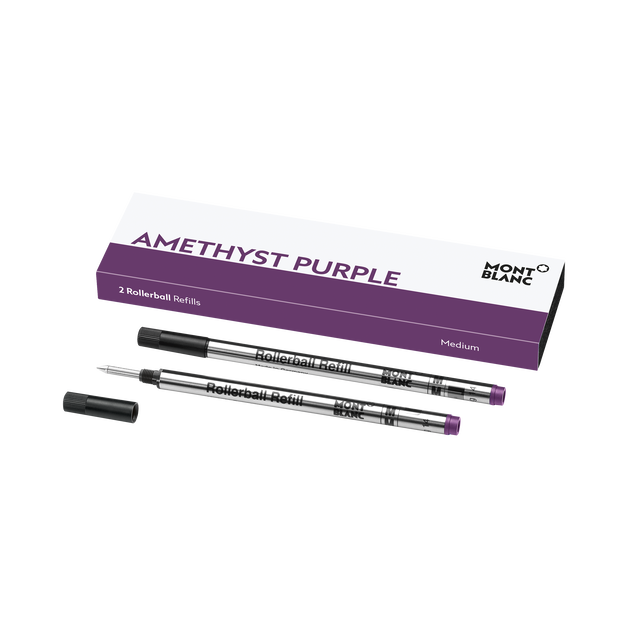 2 recharges pour rollerball (M), violet améthyste - 2