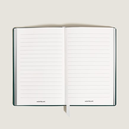Notebook Small, Saffiano Leather, British Green - Lined Pages