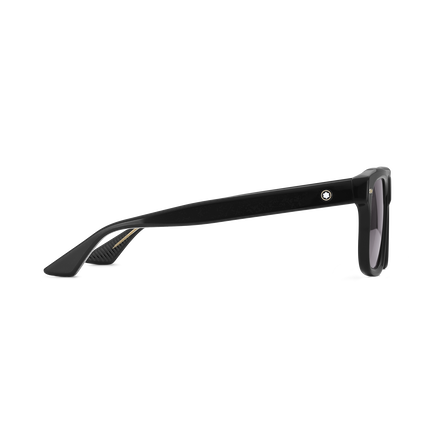Rectangular Sunglasses with Black Acetate Frame