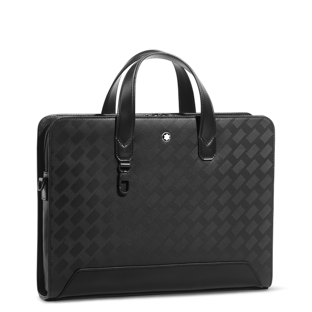 Thin Briefcase in Extreme Leather - 3
