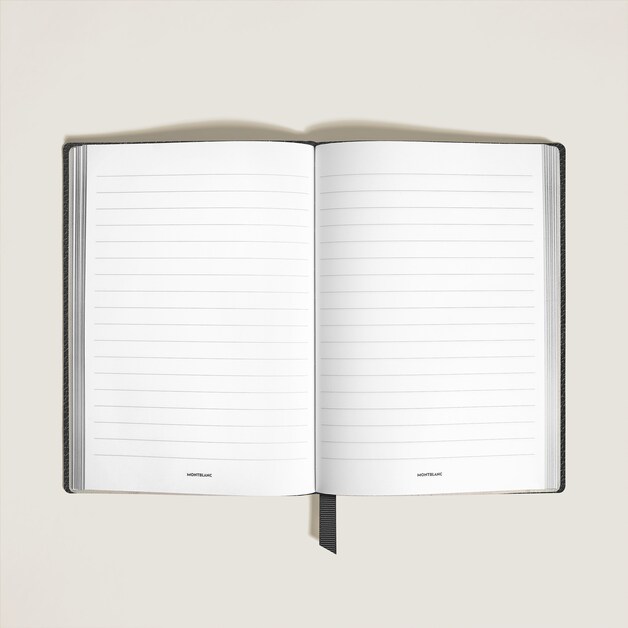 Medium Notebook, Grained Leather, Black – Lined Pages - 2